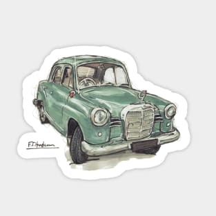 Mercedes Ponton 180 w120 Sticker